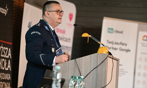 Przemówienie reprezentanta Śląskiej Policji