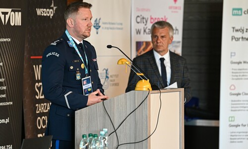 Przemówienie reprezentanta Śląskiej Policji